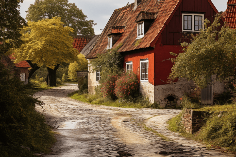 традиционный датский домик